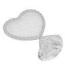 Nail Display Stand Heart Shaped Design Fashion Elegant   Glossy   Double Sided Nail Tip Holder for Nail Beauty