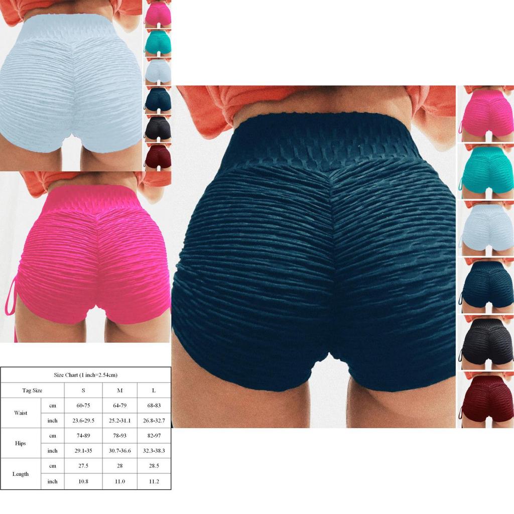 Women Sport Shorts Athletic Gym Workout Push Up Lift Fitness Yoga Leggings Pants With Flattering Fit And Vibrant Colors