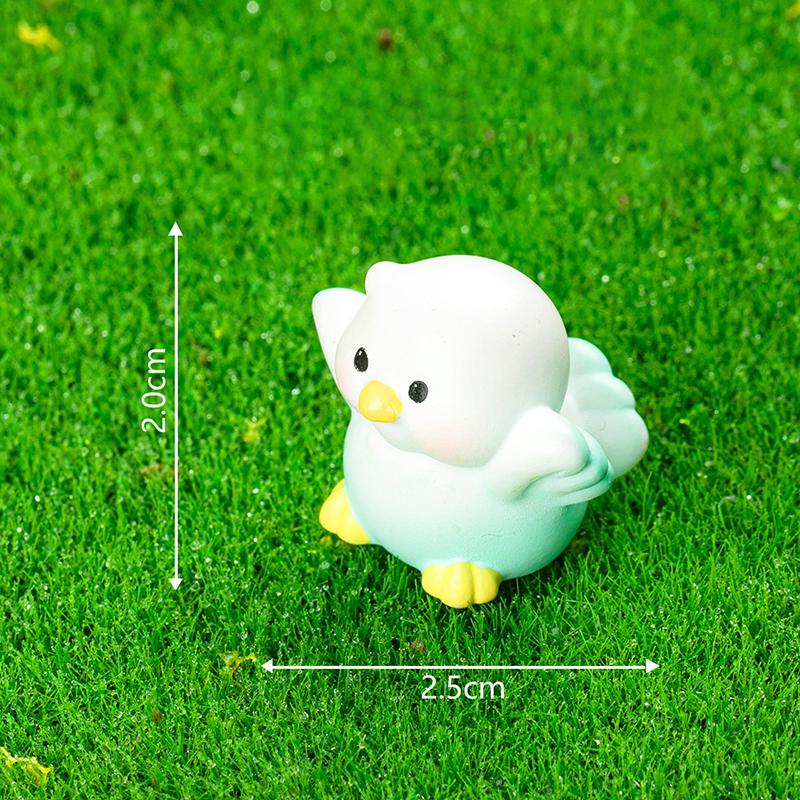 

Креативные статуи птиц, украшения, декоративные красочные фигурки маленьких птиц, миниатюрные животные, украшения для дома, подарки для детей