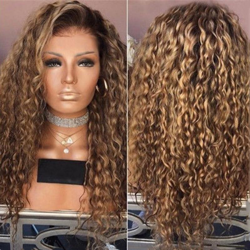 Womens Fashion Synthetic Full Wig Long Curly Wavy Afro Sexy Party Wigs