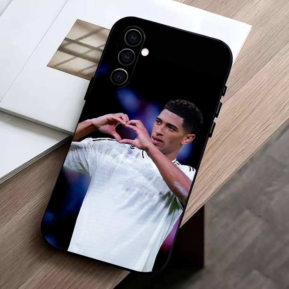 J-Jude J-Bellingham Phone Case For Samsung Galaxy A73,A72,A71,A70,A53,A52,A51,Soft Silicone Black Cover