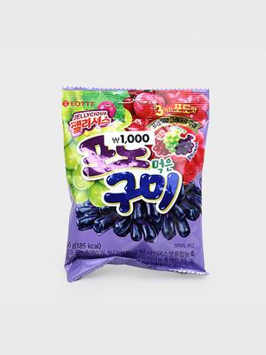Lotte Jellycious Grape Gummy Candy 60g