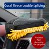 Car Wash Glove Coral Mitt Soft Anti-scratch for Car Wash Multifunction Thick Cleaning Glove Car Wax Detailing Brush