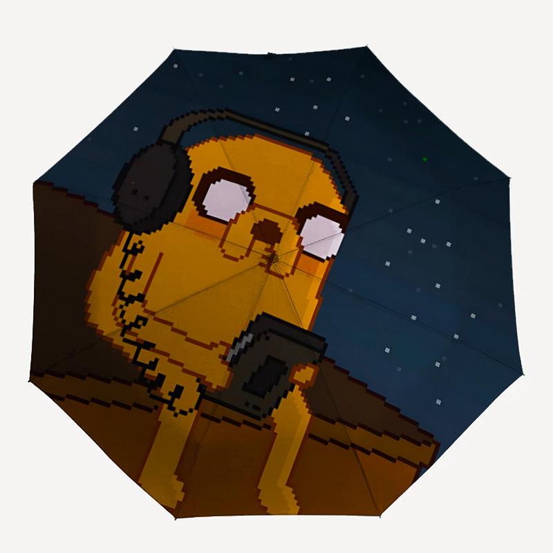 

1pc Jake the Dog Automatic Umbrella 8-Bone Design Compact Gear for Outdoor Travel, Perfect Helloween Chrismas Gift for Friends or Family y250829172