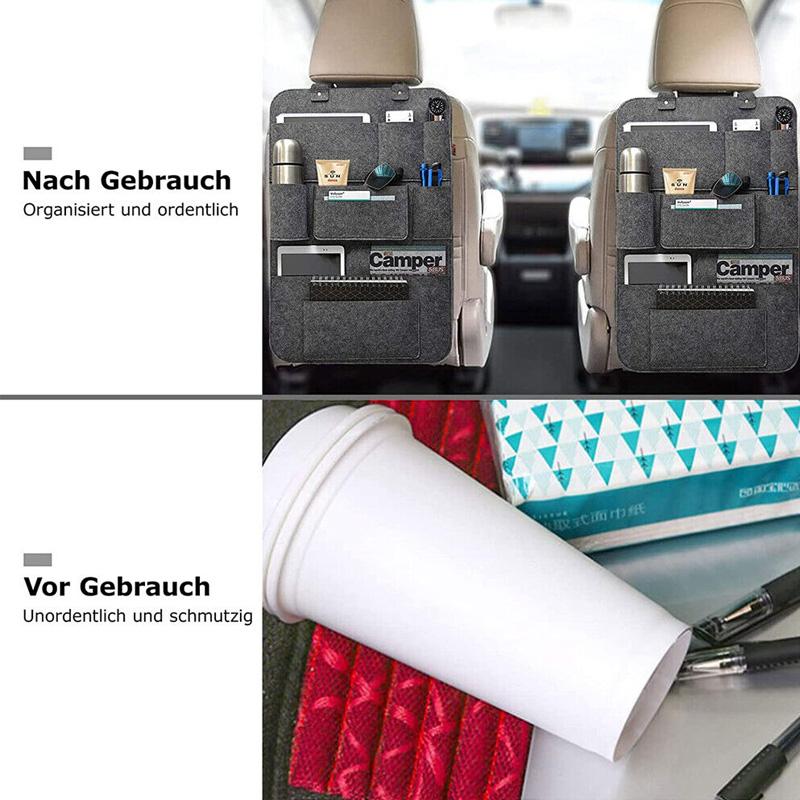 Car Back Seat Organiser Multi Pocket Interior Storage Bag Backseat Protector