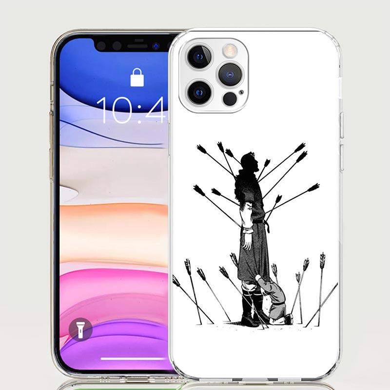 Vinland Saga Phone Case For Apple iPhone 17 Air 16 15 Plus 14 + 13 Mini 12 11 Pro Max 7 8 SE 16Max Soft Shell Cover Coque 17 Air
