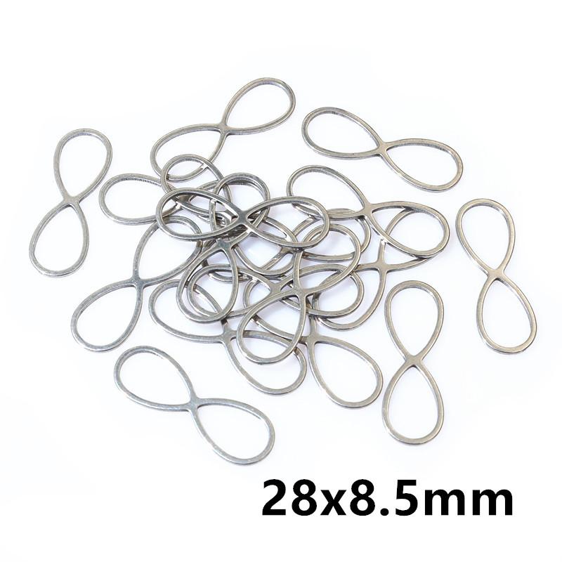 20pcs No Fade 316 Stainless Steel Double Loops Star Heart Cute Charms Pendant DIY Jewelry Findings for Necklace Bracelet