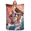 1PC Home Cutecore Room Decor Ultramans Blanket Throw Blanket Novelty Warm Blanket All Season