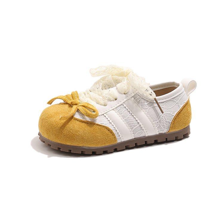 Girls shoes 2025 new children's autumn single shoes soft sole little girl German training shoes medium and large children's non-slip sports shoes