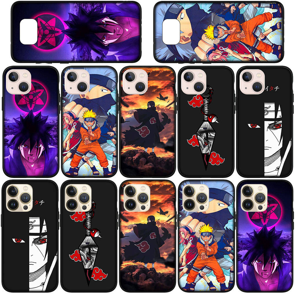 For Samsung Galaxy S25 S24 S23 iPhone 17 16 15 Xiaomi Redmi Note 14 13 12 Plus Pro Max XR A37 A57 Phone Case Itachi Uchiha Akatsuki OPPO Huawei Cover