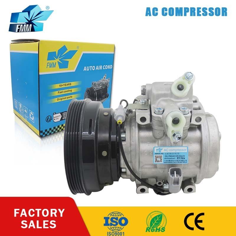 Компрессор кондиционера FMM 10P1 AC AC для Toyota RAV4 447220-0261 447220-0885 5PK 12V