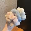 Autumn and Winter Plush Large Intestine Hair Band Macaron Headband Cute Knotted Plush Hair Rope Headrope Hair Accessories Rabbit Hair Material