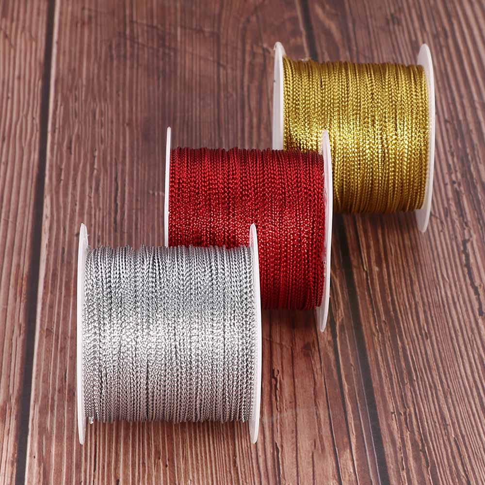Necklace Bracelet Making Polyester Fiber Cord No-slip Clothing Cord DIY Rope String Thread Cord
