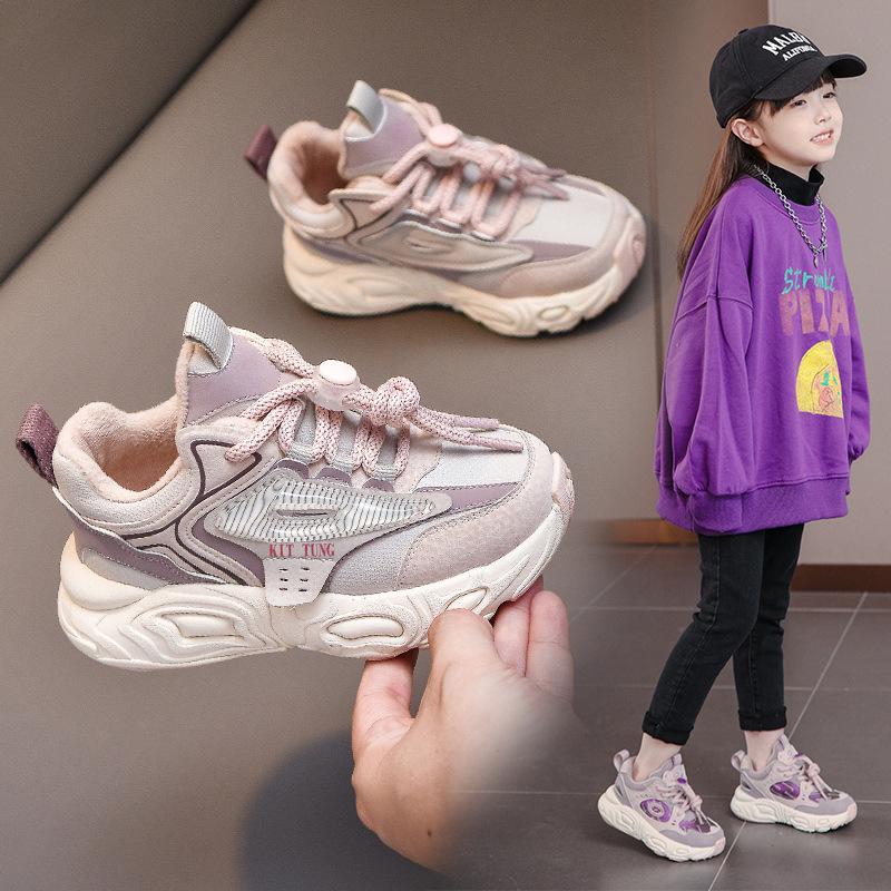 2025 Jungen Leder Atmungsaktiv Rutschfest Weiche Sohle Sneaker für Frühling und Herbst