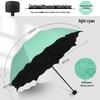 Automatic 60-Rib Folding Umbrella with UV Sun Protection