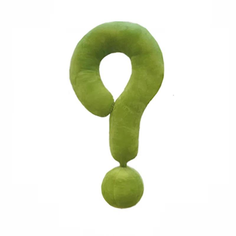 Cute Long Question Mark Pillow Multifunctional Neck Support Soft Couch Cushion Home Decor Throw Pillow