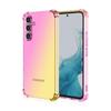Soft Silicone Case For Samsung Galaxy A17 A07 A55 A35 A25 A15 A14 A13 A12 A24 Clear Gradient Airbag Soft TPU Shockproof Cover
