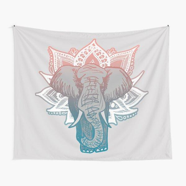 Arazzo Elefante Arazzo Bohemien Hippie Arazzo Estetico Mandala Mistico Appeso a Parete per Casa Soggiorno Camera da Letto Dormitorio