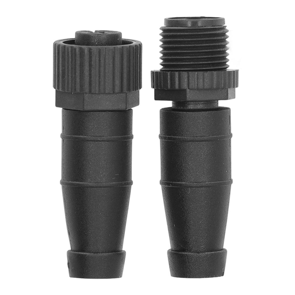 2pcs Male Female Terminators ABS Black Oil Resistant Heatproof Universal for NMEA 2000
