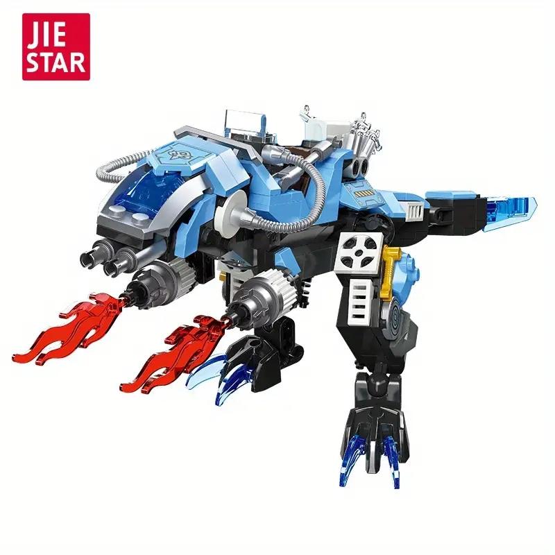 

Конструктор Механический динозавр Синий динозавр Белый гончий Механический конструктор Кирпичики Модель Настольное украшение Детский праздничный подарок