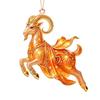 Galloping Goat Goat Hanging Ornament Shining Animal Hanging Decoration  Christmas Tree Ornament