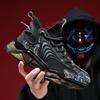 2026 large size mesh shoes men's summer breathable thin mesh sports leisure running fly knitting sports shoes dad shoes