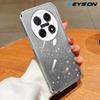 KEYSION Luxury Plating Glitter Phone Case for Huawei nova 13i 12i Transparent Soft TPU Shockproof Back Cover for Huawei nova 12i 13i