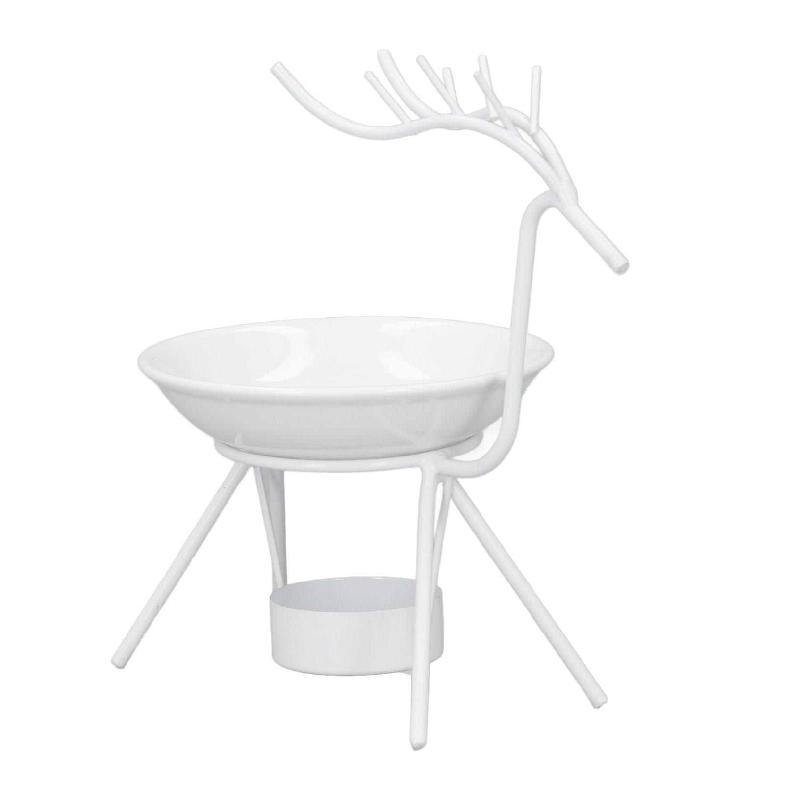 

Металлический подсвечник для чайной свечи, украшение стола, керамический нагреватель воска, диффузор для благовоний с эфирным маслом