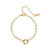 18K Gold Plated Stainless Steel Adjustable Chain with Fruit Pendant for DIY Jewelry