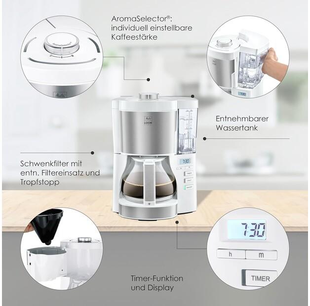 Coffee Maker Melitta Look V White (1025-07)