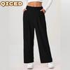 Women's Fashion Casual Solid Color Print Pants & Capris