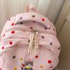 Dot Print Backpack Junior High School Student Lightweight Schoolbag Girl's Large Capacity Backpack