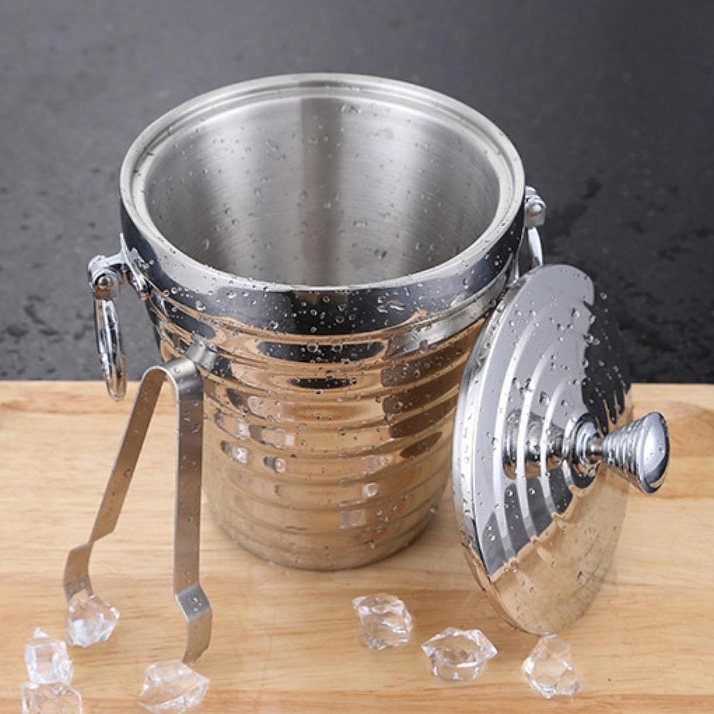 Metal Ice Bucket, Beer Bucket ,Cooling Container , 1L