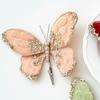 Flocking Artificial Butterfly Clip Gold Powder Christmas Tree Decoration  Xmas New Year