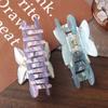 Large Starfish Hair Grab Shark Clip Acrylic Shark Clip Fashion Pearl Hair Claw  Girls