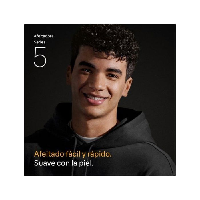 Rasoir électrique - BRAUN - Series 5 52-B1000s - 3 lames SkinFlex - Mode Turbo - Autonomie 50 min