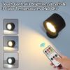 Rechargeable Smart LED Wall Lamp with Three-Color Dimming and Remote Control
