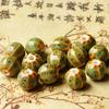 Jingdezhen ceramic jewelry diy Accessories12mm Floral Glazed Watermelon Beads for Making Necklaces and Women's Woven Bracelets Materials