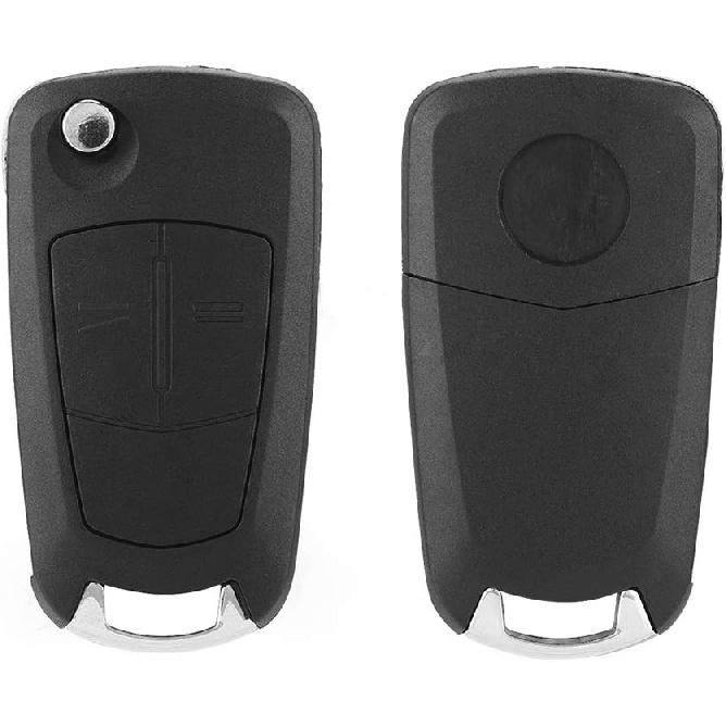 2 Button Car Remote Key Cover,ABS Flip Key Fob Case for Vauxhall Opel Corsa Astra Vectra Zafira