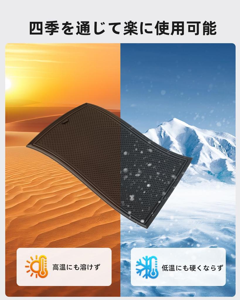 LANGBEAN Toyota Aqua MX Series Exclusive Interior Rubber Mat Mat Door Pocket Mat Scratch Prevention Noise Prevention Interior Parts Aqua Accessories