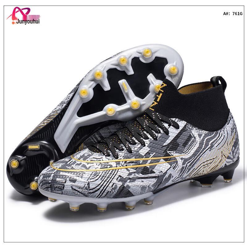 Junyouhui Unisex High-Top AG Soccer Cleats 45