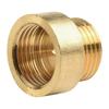 Hot And Cold Water Brass Tap Extension G1/2 Thread Connector Standardized Size
