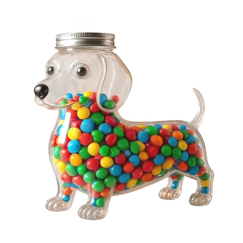 

Stylish Dachshund Themed Glass Canister Provides Secure Food Storage While Adding Decoration Charm 1