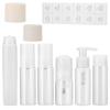 8Pcs Plastic Travel Bottle Set Leakproof Cosmetic Toiletry Travel Containers Spray Bottles