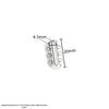 18K Vacuum-Plated Stainless Steel Dual/Triple Row Snap Buckle Clasp for DIY Necklace/Bracelet Jewelry