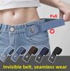 Women's Jeans Elastic Waist Waist Hidden Belt