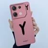 For Infinix GT 10 Pro X6739 Phone Case Lucky Initial Letter Matte Soft Silicone Shell For InfinixGT 10Pro GT10 Pro Cover Casing