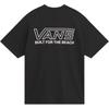 Vans Loose Letter Round Neck Pullover Short Sleeve T-Shirt Men Tops VN000SR3BLK1