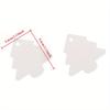 50pcs Christmas Tree Gift Tags, Gift Tags, Christmas Decorations, Christmas Supplies, Home Decorations, Paper Price Tags