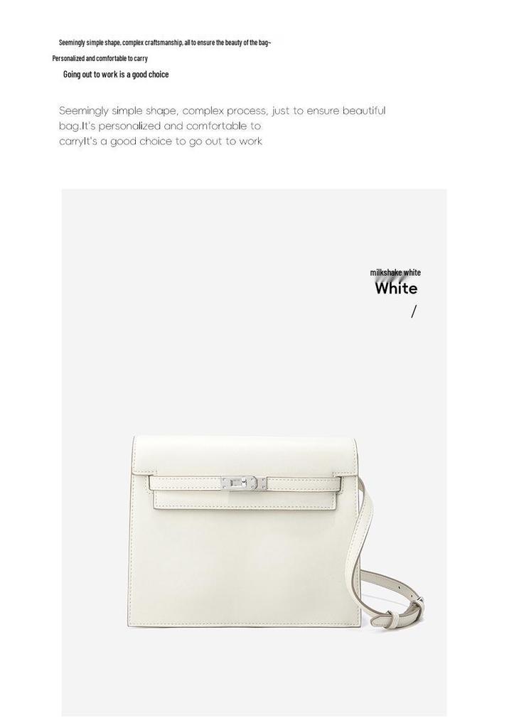 Borsa a Tracolla Kelly alla Moda in Pelle di Vitello per Donna - Borsa a Spalla Versatile, di Alta Gamma, in Vera Pelle con Sensazione di Lusso Leggero